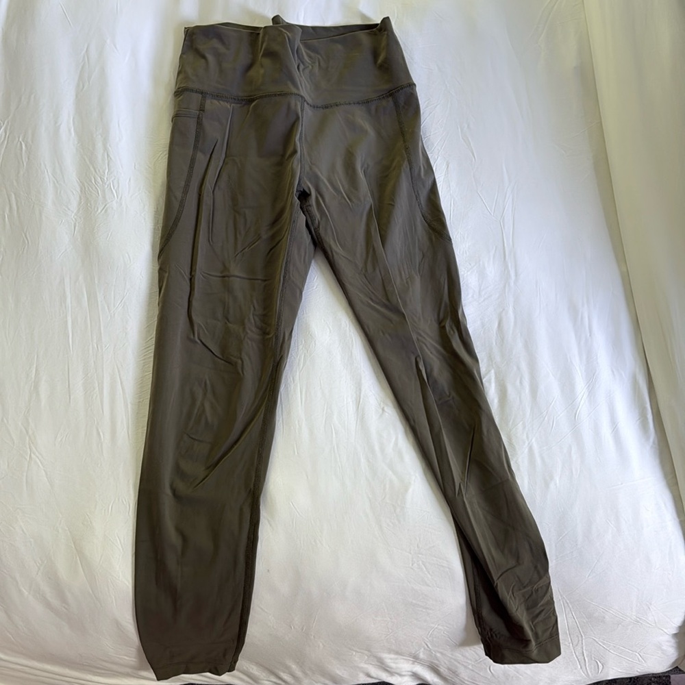 Outdoor Voices Swift 7/8 Leggings Olive Green size Medium